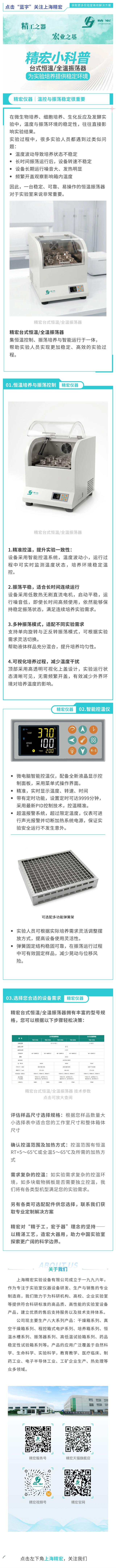 精宏小科普丨揭秘上海精宏恒溫振蕩器如何做到穩(wěn)定、精準(zhǔn)、連續(xù)運(yùn)行